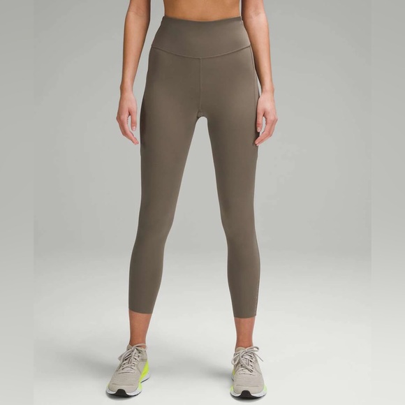 Lululemon Fast and Free HR Tight 25" *Pockets in Nomad - Picture 1 of 6
